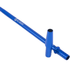 Al Mani Aluminiummundstück Slim mit Endstück - Blau