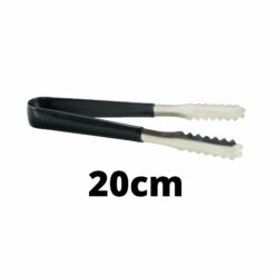 Kohlenzange 20cm mit Silikongriff